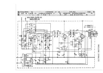 Philips 206A schematic circuit diagram